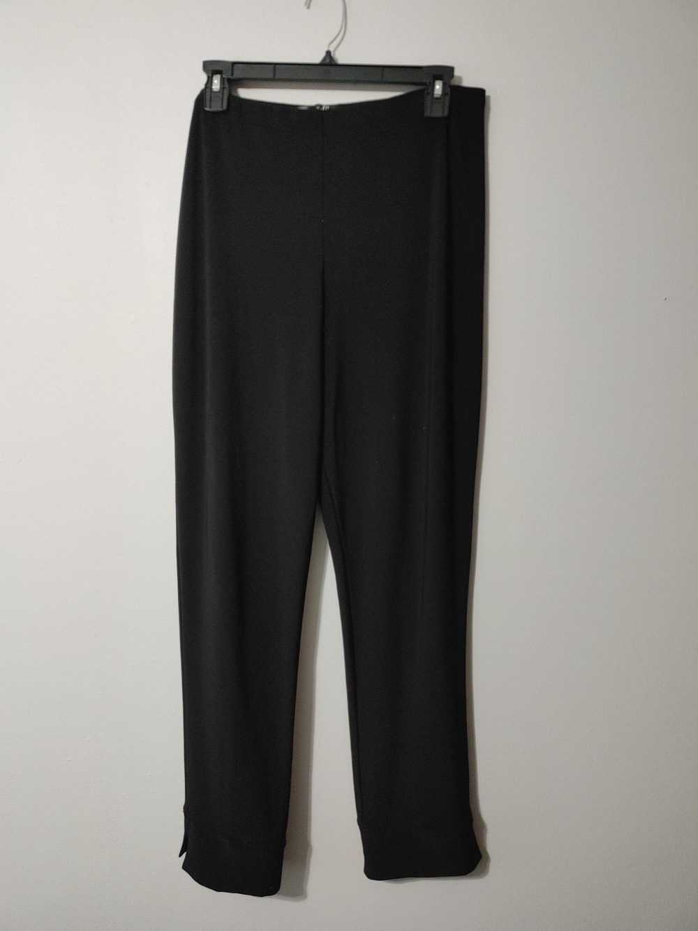 Sympli Black Straight-Leg Travel Pants
